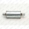 ABAFADOR INTERMEDIÁRIO - REF.: ESCORT/ COURIER ABSORSIVO DIÂMETRO 5 POL. TUBO ENTRADA/ SAIDA = 44,45MM
