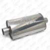 ABAFADORADOR UNIVERSAL INOX OVAL 200 X 130MM ENT. CENTRAL 3 POL COM BOCAL