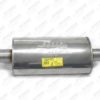 ABAFADORADOR UNIVERSAL INOX OVAL 200 X 130MM ENT. CENTRAL 3 POL COM BOCAL