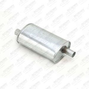 SILENCIOSO TRASEIRO - REF.: ESCORT/ COURIER ABSORSIVO TUBO ENTRADA/ SAIDA = 44,45MM
