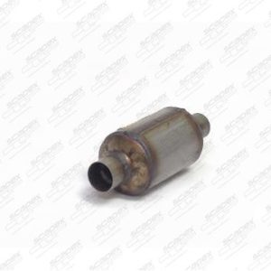 CATALISADOR UNIVERSAL REDONDO PEQUENO DIÂMETRO  INTERNO 50MM/ 45MM (ATE 1.6L) GASOLINA