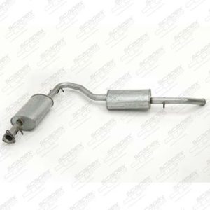 SILENCIOSO TRASEIRO CITROEN JUMPER C/ SILENCIOSO INTERMEDIÁRIO CJ