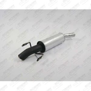 ABAFADOR TRASEIRO ESPORTIVO CORSA HATCH GI TODOS C/ PONTEIRA CURVADA PRETA