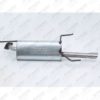 SILENCIOSO TRASEIRO VECTRA 2.0 8V 04/96 A 02/98 C/ PONTEIRA INOX