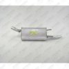 SILENCIOSO TRASEIRO PICKUP CORSA/ CELTA ESPORTIVO 1.0 GII 06/2011...