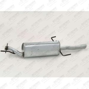 SILENCIOSO TRASEIRO PICKUP CHEVY/ VECTRA ESPORTIVO 2.0 8V/ 2.4 16V 2006 A 2008 OPC