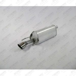 SILENCIOSO TRASEIRO AGILE 1.4 2009 ... C/ PONTEIRA INOX POLIDO