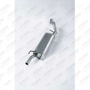 SILENCIOSO TRASEIRO ESCORT 1.8 16V/ 1.6 ROCAM 97...C/ 2 SUPORTES
