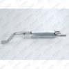 SILENCIOSO TRASEIRO ESCORT 1.8 16V/ 1.6 ROCAM 97...C/ 2 SUPORTES