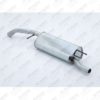 SILENCIOSO TRASEIRO ESCORT 1.8 16V/ 1.6 ROCAM 97...C/ 2 SUPORTES CURTO