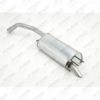 SILENCIOSO TRASEIRO ESCORT SW 1.8 16V/ 1.6 ROCAM 97... C/ 2 SUPORTES CURTO