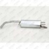 SILENCIOSO TRASEIRO ESCORT SW 1.8 16V/ 1.6 ROCAM 97... C/ 2 SUPORTES CURTO