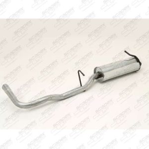 ABAFADOR TRASEIRO ESPORTIVO GOL GIII/ GIV 1.0 8V POWER C/ PONTEIRA PRETA
