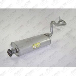 SILENCIOSO INTERMEDIÁRIO L200 2.5 TURBO DIESEL 2001 A 2005 C/ TUBO TRASEIRO