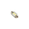 T10x31 SV8.5/ C5W 4SMD/5730 1.1W 80LM 6000K - Branco - 2 Peças - Uso Geral