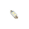 Lâmpada Led Miniatura: T10X36 SV8.5/ C5W 4-SMD/5730 1.1W 81LM 6000K - 2 Peças - Uso Geral